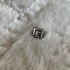 E Pandora Charm